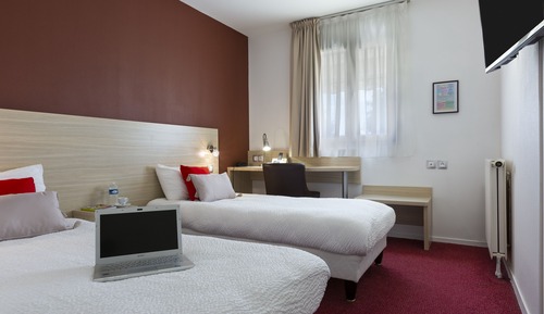 Chambre avec lits jumeaux, 2 lits une place