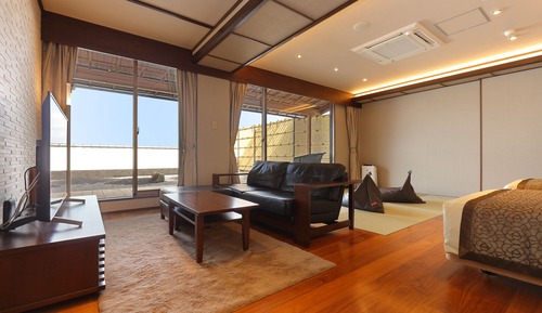 Chambre avec lits jumeaux, non-fumeurs (Twin room with Open- Air Bath #411)