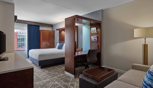 Suite Exécutive, 1 très grand lit et 1 canapé-lit, vue ville