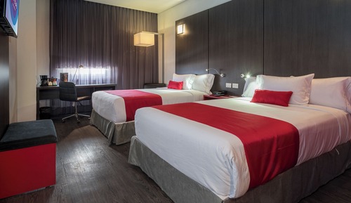 Chambre Double, 2 lits doubles