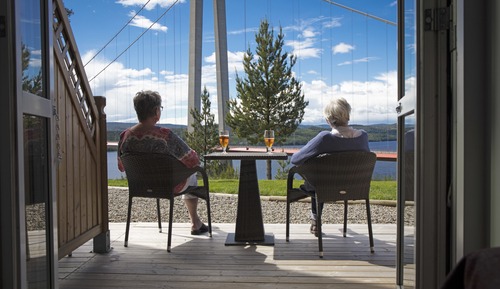 Chambre Double, terrasse, vue fleuve