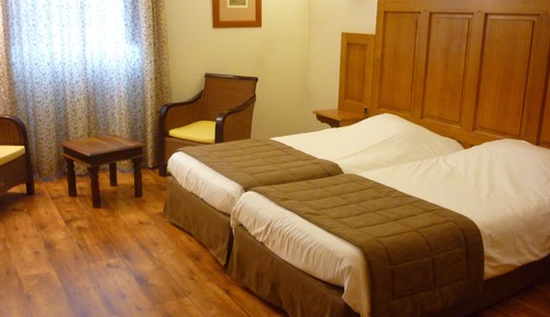 Chambre avec lits jumeaux, coin cuisine