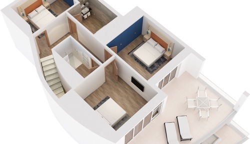 Villa, 3 chambres
