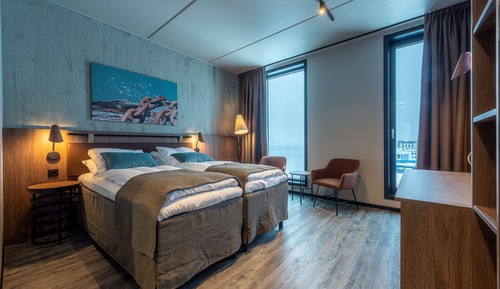 Chambre avec lits jumeaux