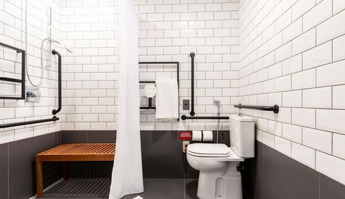 Chambre Standard, 1 lit double, accessible aux personnes à mobilité réduite (Accessible)