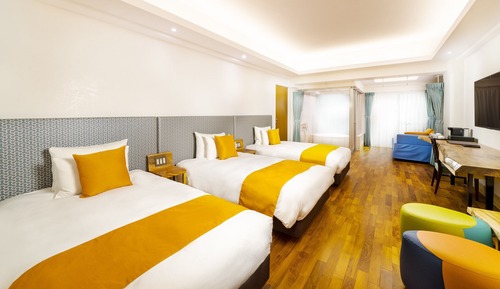Chambre Triple Familiale, terrasse