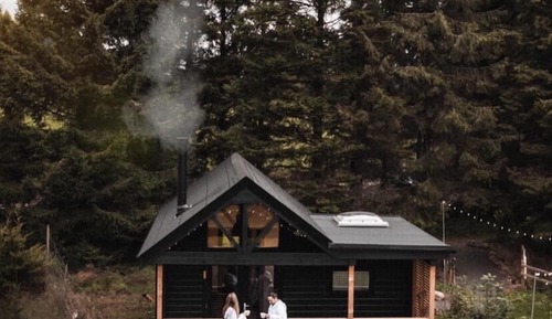 Cabane Deluxe, salle de bains attenante (Cabin)