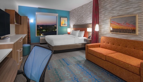 Suite, 1 très grand lit, accessible aux personnes à mobilité réduite, non-fumeurs (Roll-In Shower)