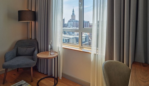 Chambre Premium, 1 grand lit, vue ville