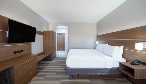 Chambre Standard, 1 très grand lit, accessible aux personnes à mobilité réduite (Mobil Tub)
