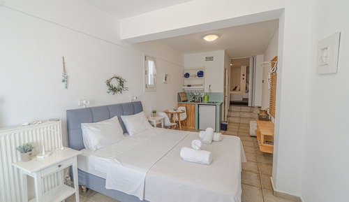 Chambre Double Confort, 1 chambre, balcon, vue partielle sur la mer