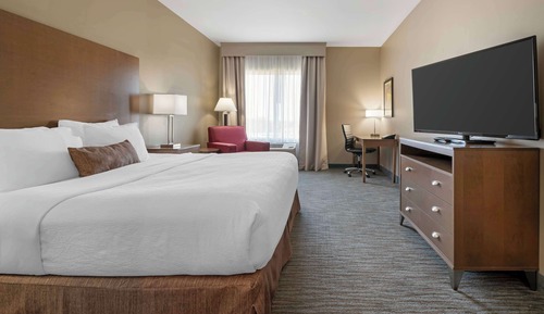 Chambre Standard, 1 très grand lit, non-fumeurs, réfrigérateur et four à micro-ondes