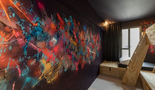 Chambre triple avec salle de bains privée