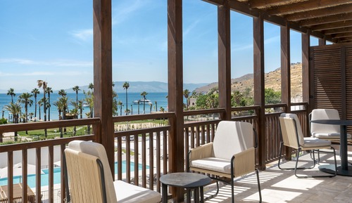 Suite, terrasse, vue mer
