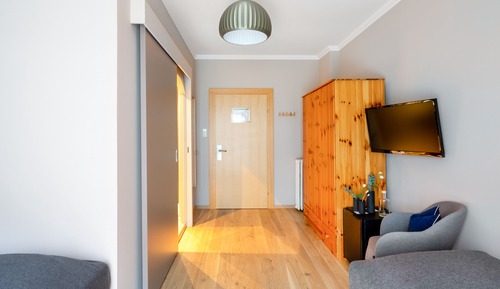 Chambre avec lits jumeaux, balcon