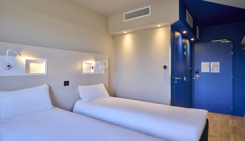 Chambre avec lits jumeaux, 2 lits une place