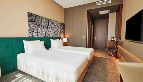Chambre Deluxe avec lits jumeaux, 2 lits une place
