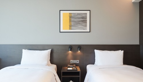 Chambre Standard avec lits jumeaux (with Breakfast for 1)