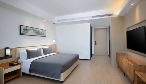 Chambre, 1 très grand lit, non-fumeurs