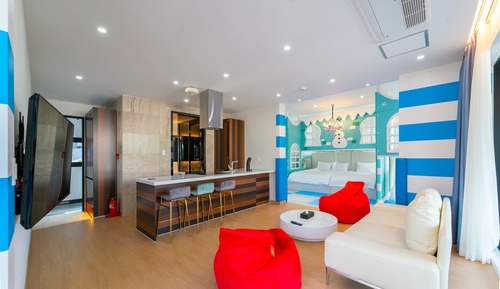 Chambre (Kids Pool Villa)