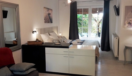 Suite Familiale, terrasse, vue parc