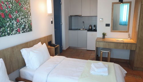 Chambre Économique avec lits jumeaux, balcon, vue mer