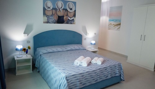 Chambre Quadruple Supérieure, 2 chambres, non-fumeurs, vue mer