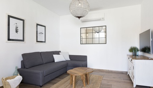 Chambre Double Deluxe, 1 grand lit et 1 canapé-lit, accessible aux personnes à mobilité réduite