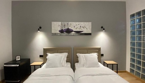 Chambre avec lits jumeaux