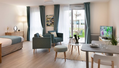 Studio, accessible aux personnes à mobilité réduite, salle de bains attenante (T1)