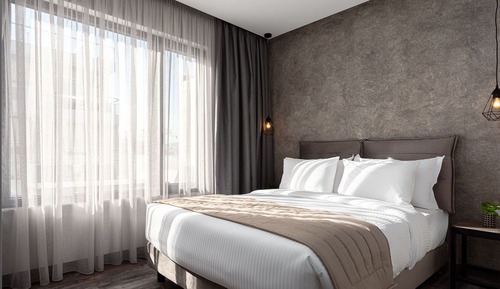 Chambre Deluxe, 1 grand lit et 1 canapé-lit