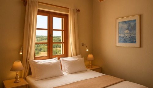 Chambre Romantique Double ou avec lits jumeaux, 1 chambre, non-fumeurs, vue montagne