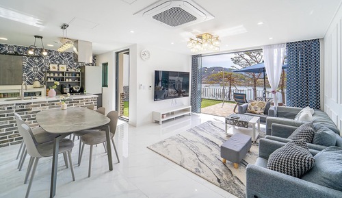 Chambre, 4 chambres (Dokchepoolvilla(2~3floor,party room))