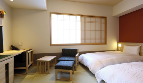 Chambre avec lits jumeaux