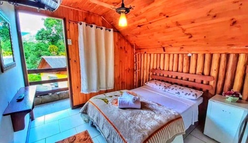 Chambre Double Supérieure, 1 chambre, vue montagne, côté montagne