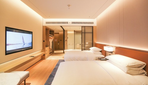 Chambre Exécutive, 2 lits doubles, balcon