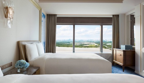 Chambre « Premier », 2 lits une place, vue fleuve