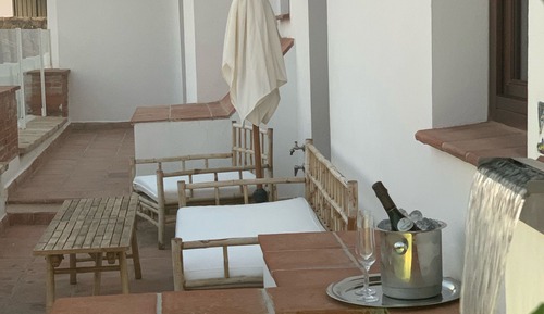 Suite Deluxe, plusieurs lits, terrasse, vue ville