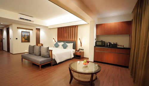 Chambre Double Luxe, 1 très grand lit (Cardamom Studio)