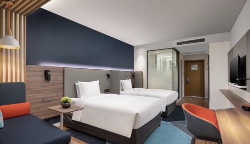 Chambre Standard, 2 lits une place (Windowless)