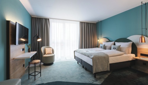 Chambre Standard, 1 grand lit, accessible aux personnes à mobilité réduite