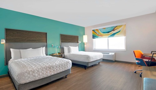Chambre, 2 grands lits