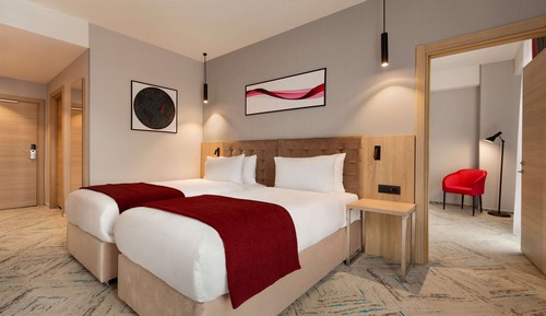 Chambre, 2 lits une place, non-fumeurs