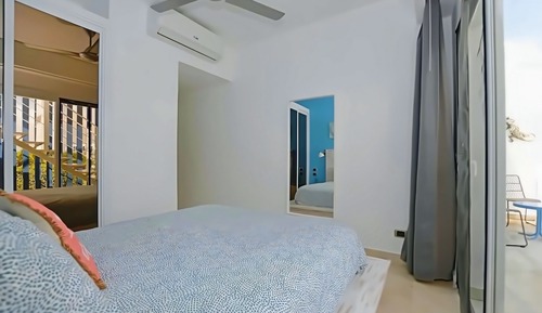 Appart'hôtel, 2 chambres, fumeurs, balcon