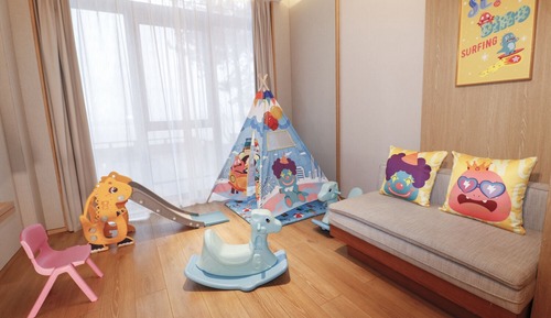 Chambre Premium, plusieurs lits, vue lac