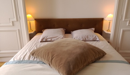 Chambre Double Luxe, salle de bains attenante (Clos du Frère Etienne	)