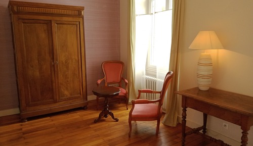 Chambre Double Confort, salle de bains privée, vue parc (Chambre Clos du Puits)