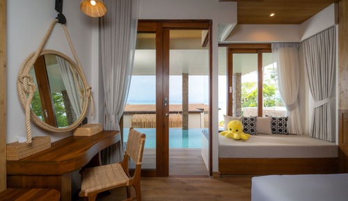 Villa, 1 très grand lit (Studio Pool Villa King bed)