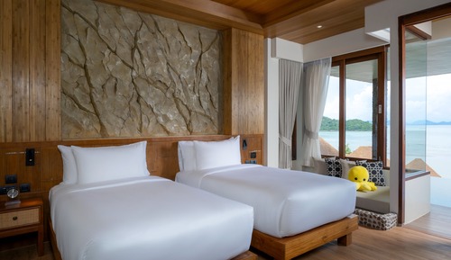 Chambre, 1 très grand lit, vue océan (Studio Ocean View King bed)