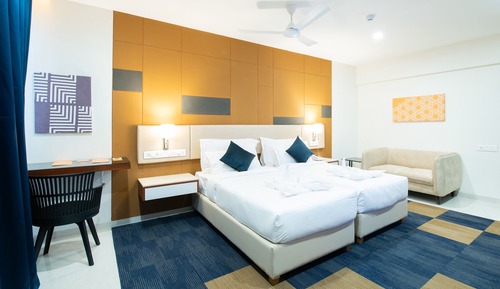 Suite Affaires, 2 lits une place, vue ville